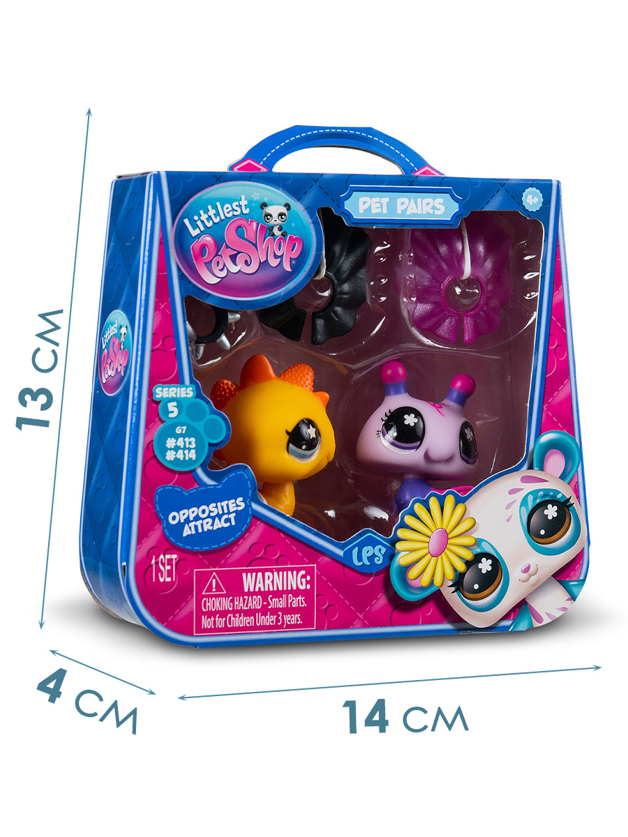 Игровой набор Littlest Pet Shop 2 фигурки Игуана и Пчела - фото 5