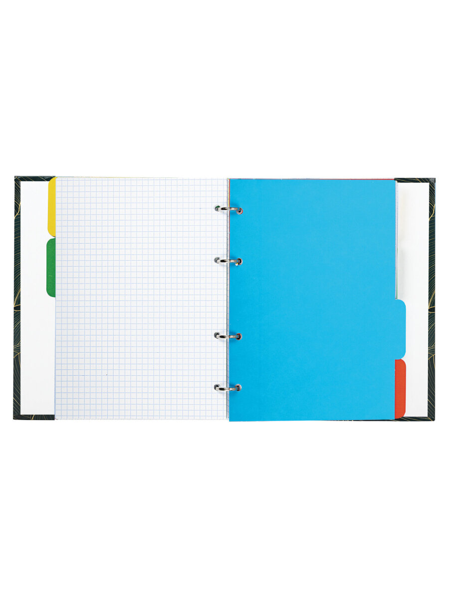 Тетрадь со сменным блоком Brauberg клетка 240 лист. - фото 9