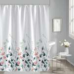Шторы для ванны Delphinium Лиана полиэстер 180х180см 12 колец
