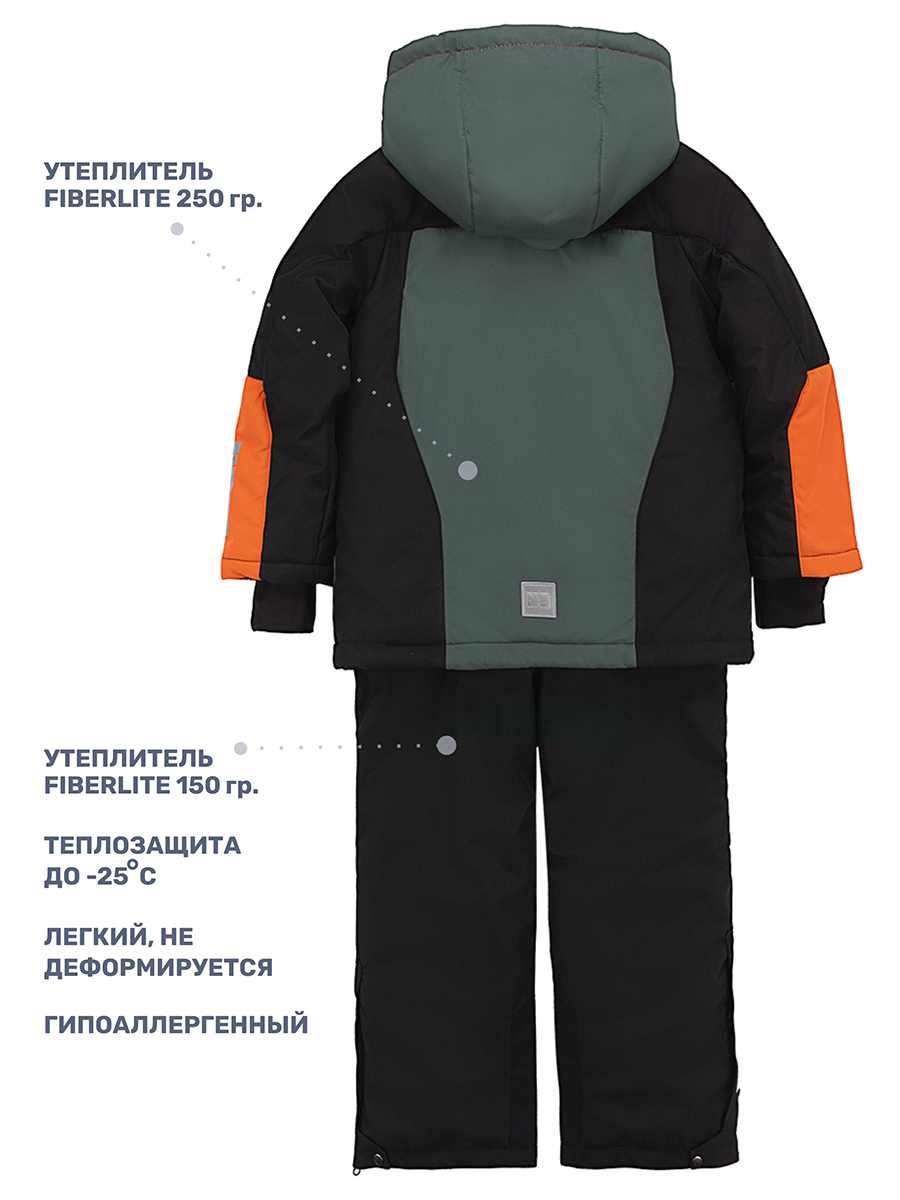 Костюм NIKASTYLE 7з7324 мох/черный - фото 6