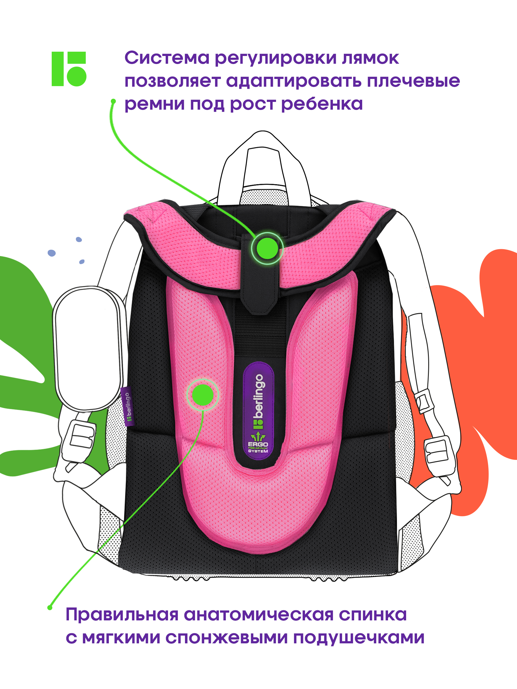 Ранец BERLINGO Snail - фото 7
