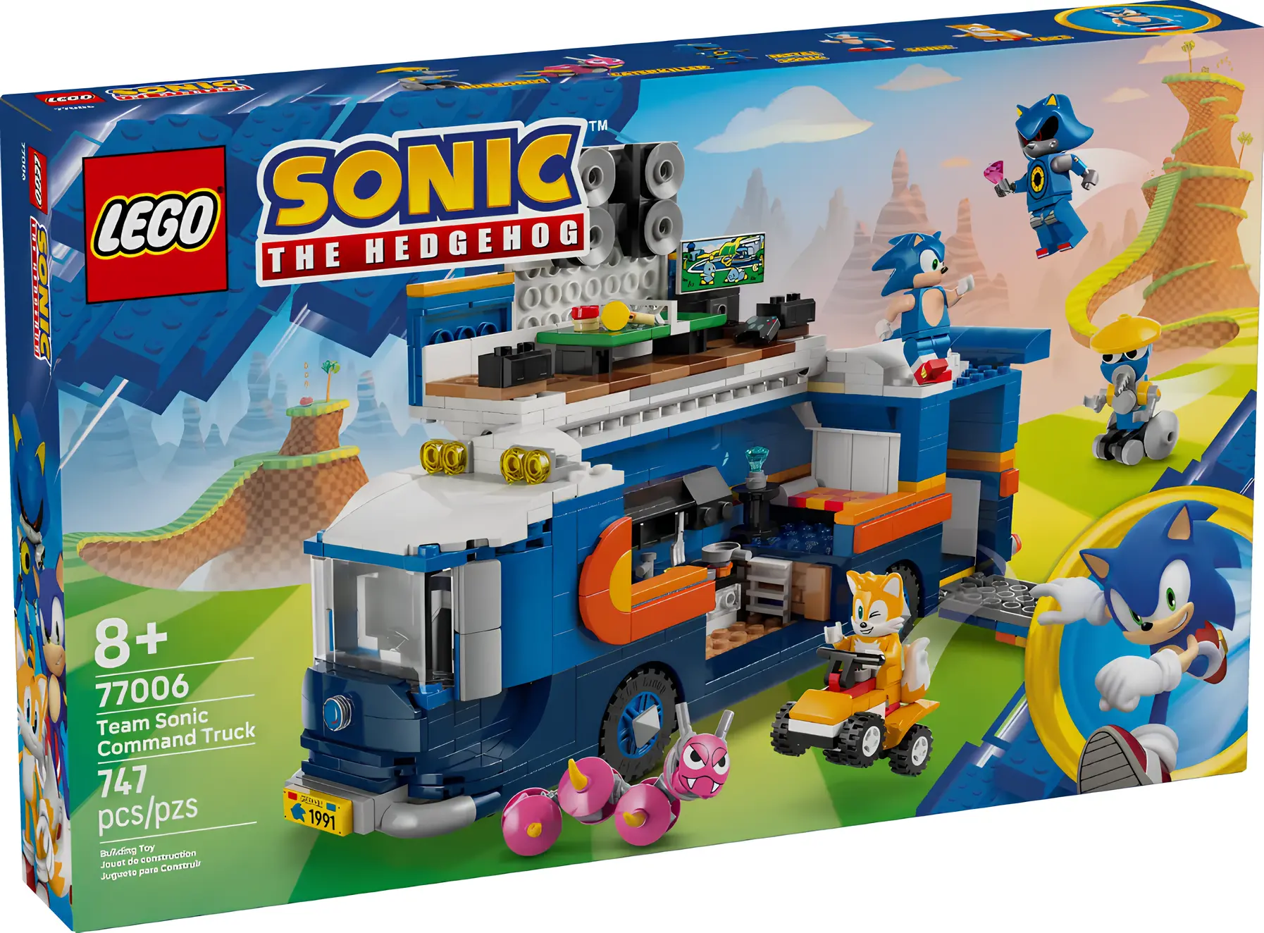 Изображение товара Конструктор LEGO Sonic the Hedgehog 77006 Грузовик с фигурками и функциями