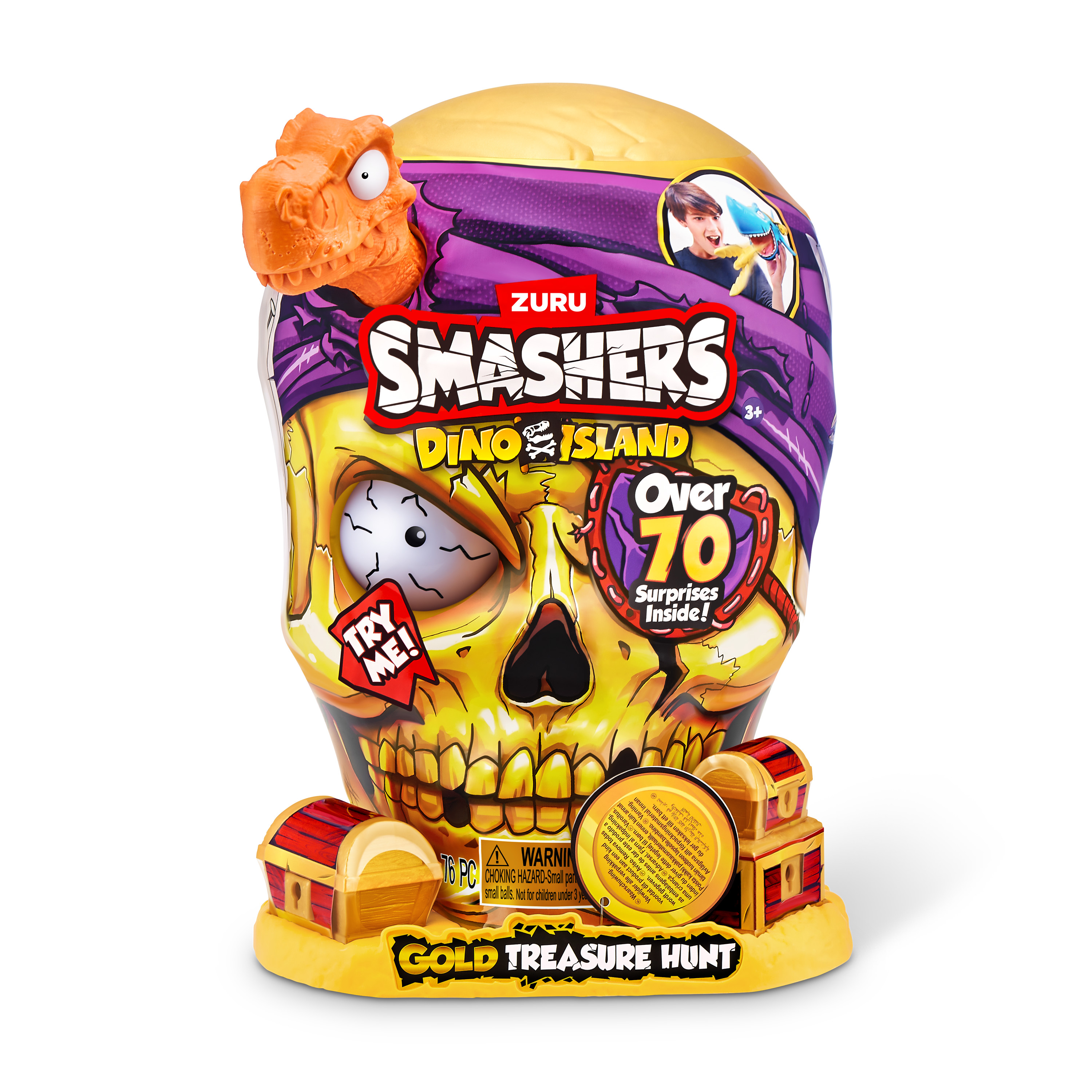 Игровой набор Zuru Smashers Золотой череп - фото 21