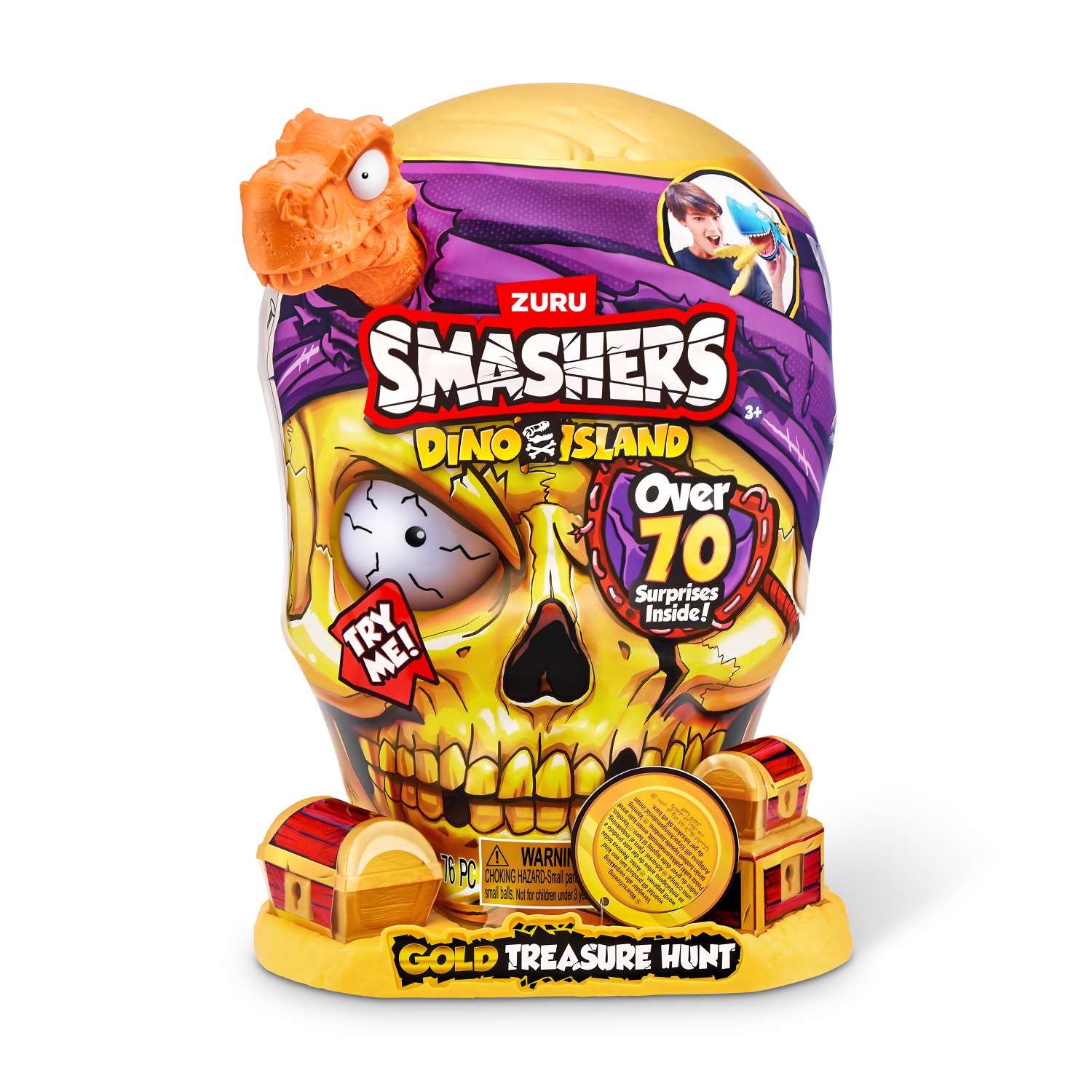Игровой набор Zuru Smashers Золотой череп - фото 21