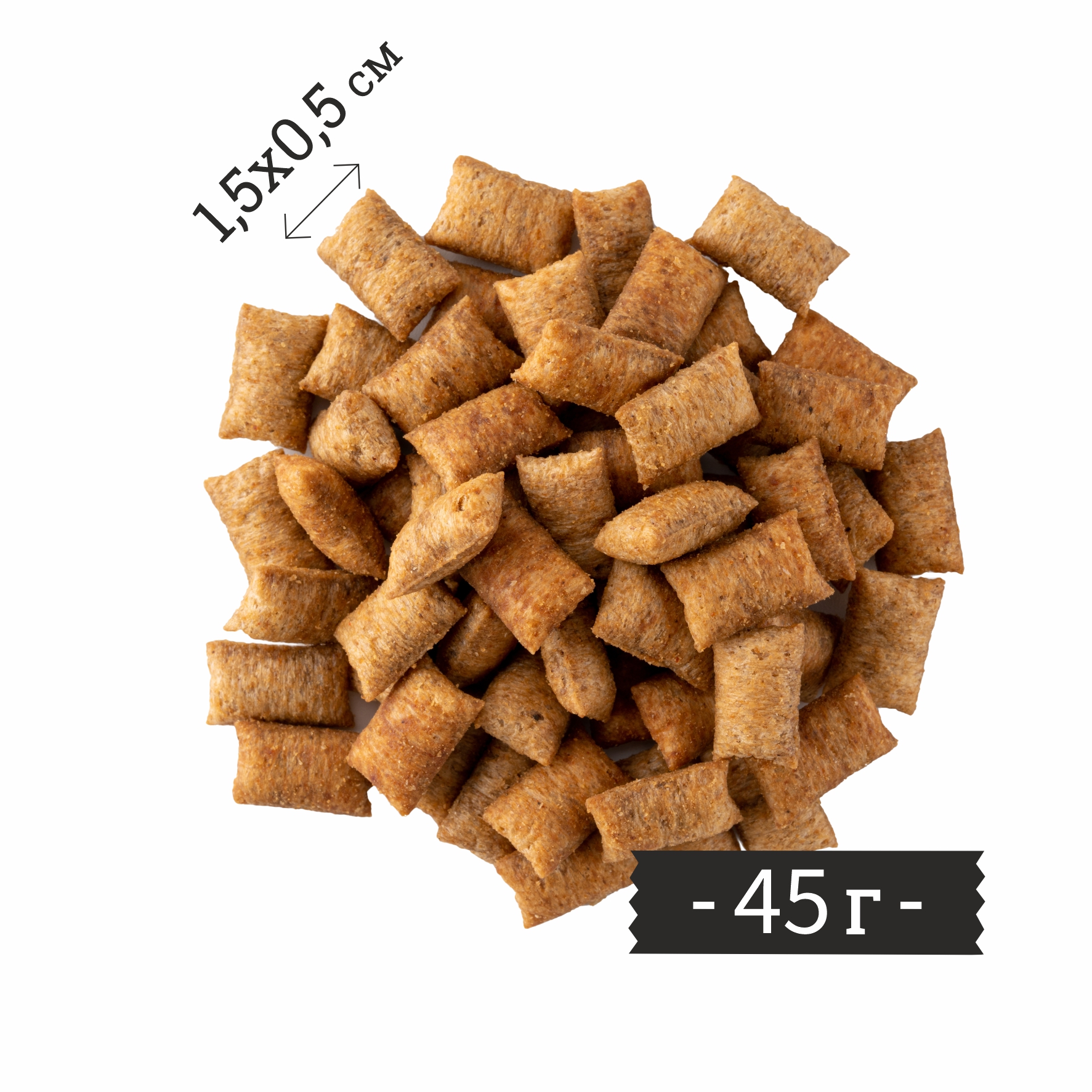 Лакомства для кошек LIGHT BITES 45г Подушечки с пюре из креветок LB023 - фото 2