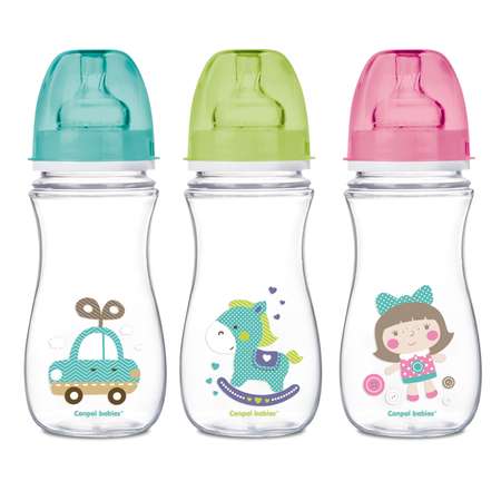 Бутылочка Canpol Babies 300 мл в ассортименте