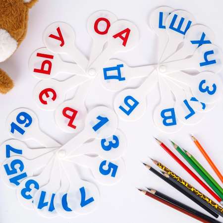 Касса-веер MeLLi School Гласные Согласные Цифры