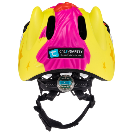 Шлем Crazy Safety Yellow Zebra