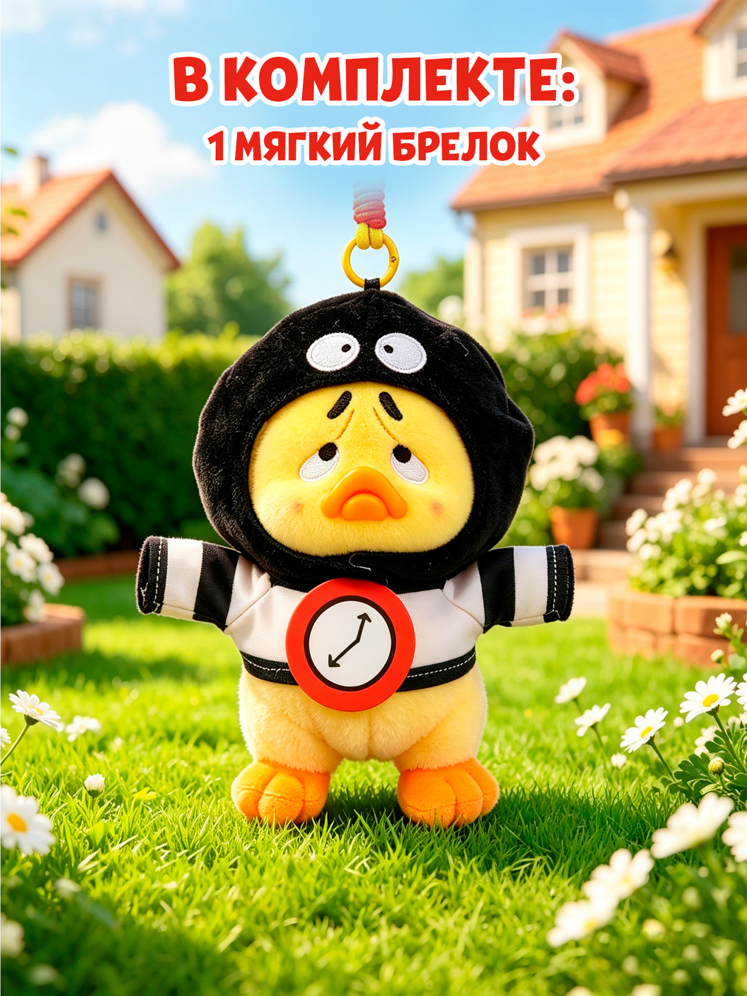 Брелок Upset Duck Born This Way Duck - фото 6