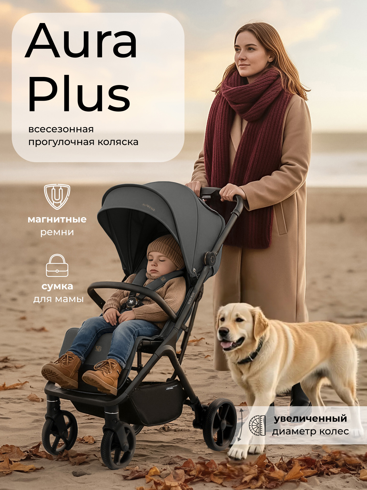 Изображение товара Коляска прогулочная Sweet Baby серый