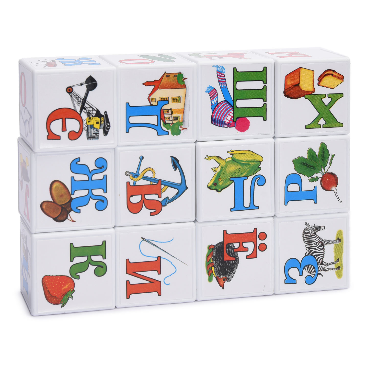 Игрушка Стеллар кубики Азбука для маленьких - фото 2
