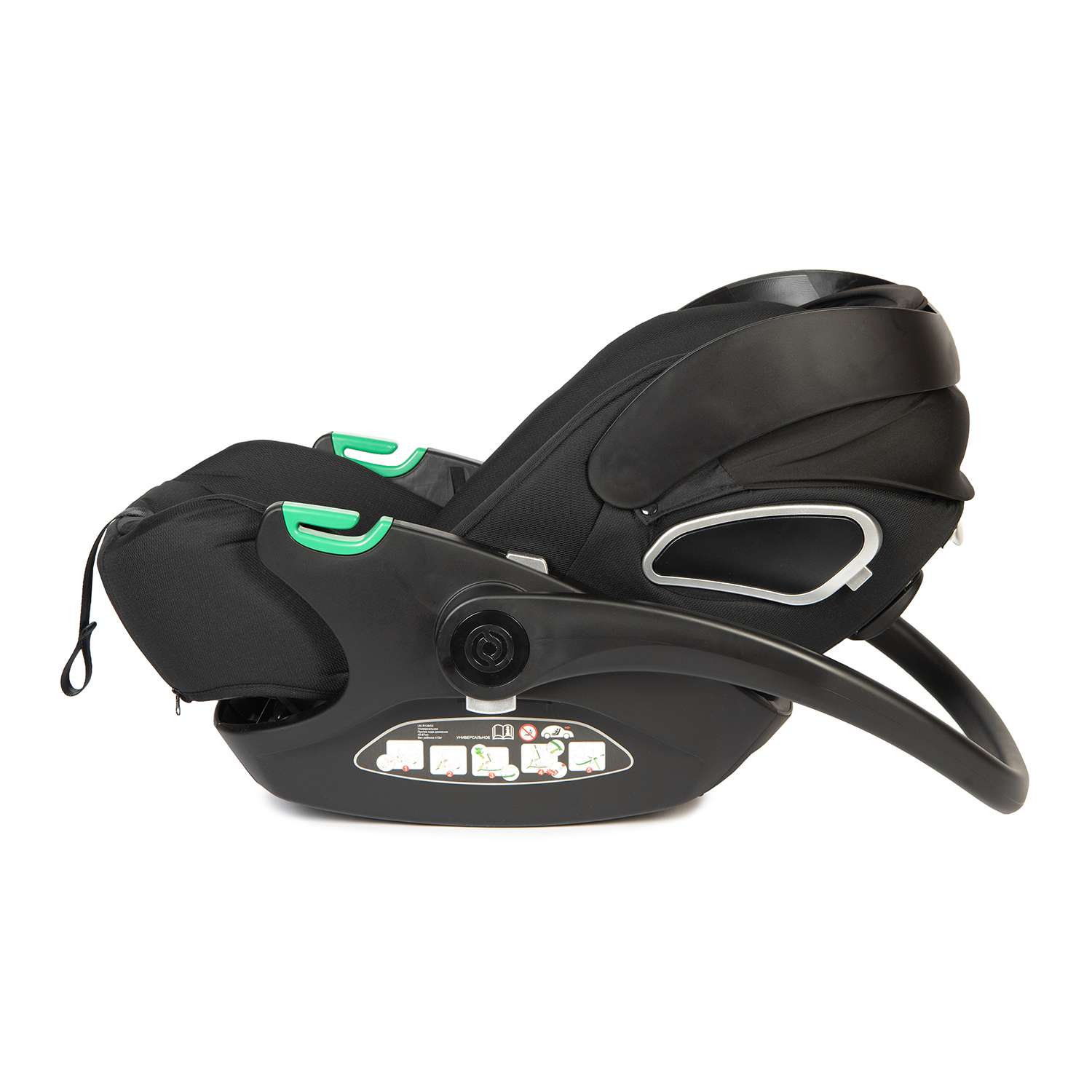 Автокресло Olsson B-Safe Black 0+/1 (0-18 кг) черный - фото 16