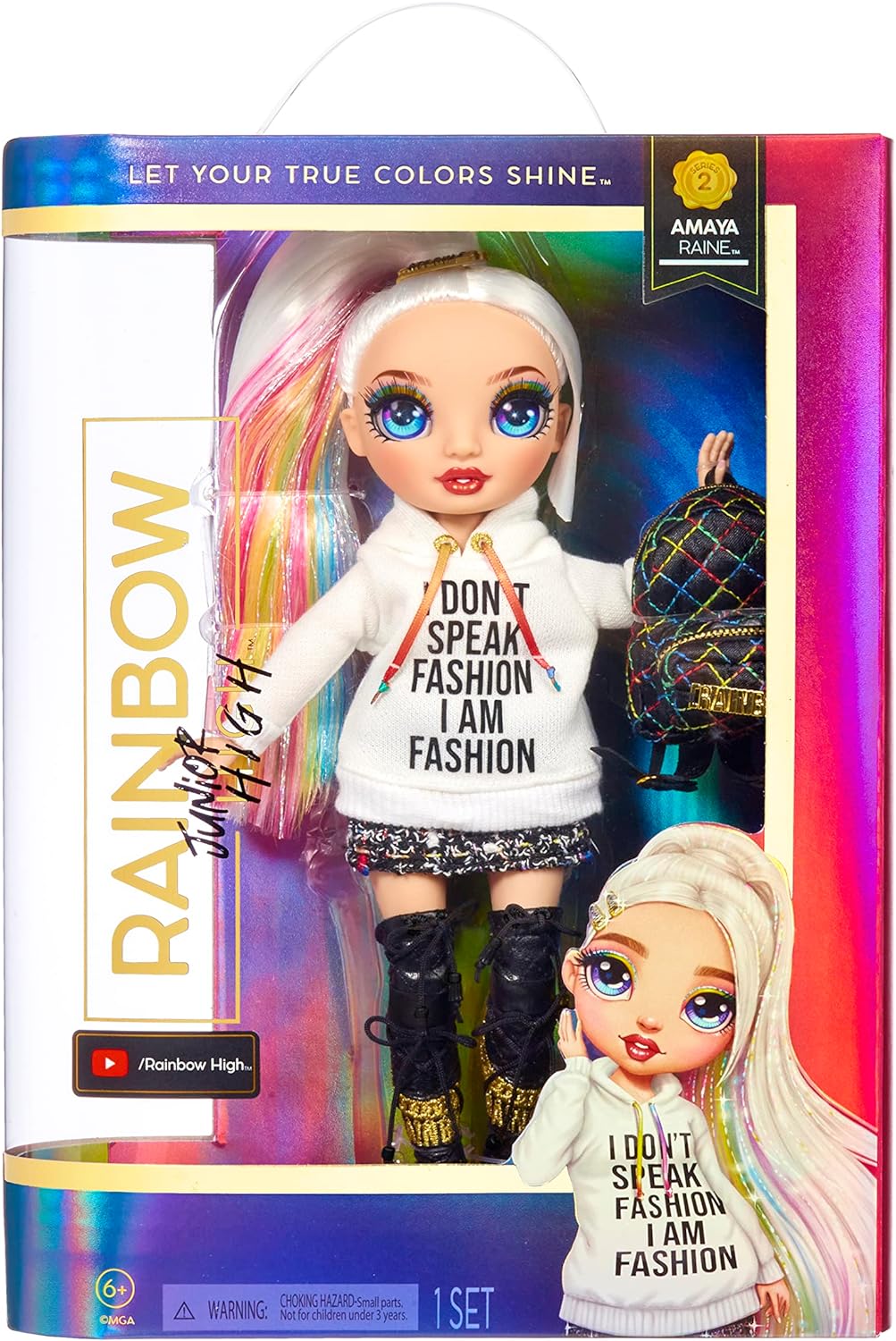 Кукла модельная Rainbow High Jr.High Amaya Raine 582953PEUC - фото 6