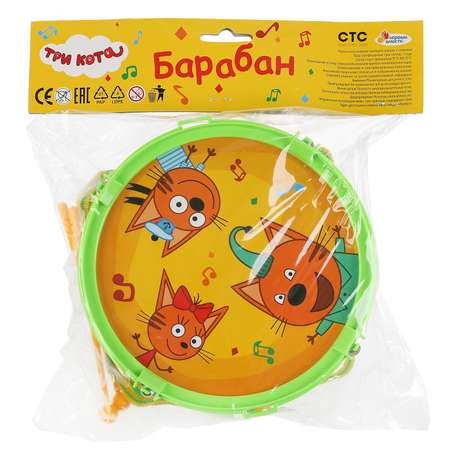 Игрушка музыкальная Играем вместе Три Кота барабаны