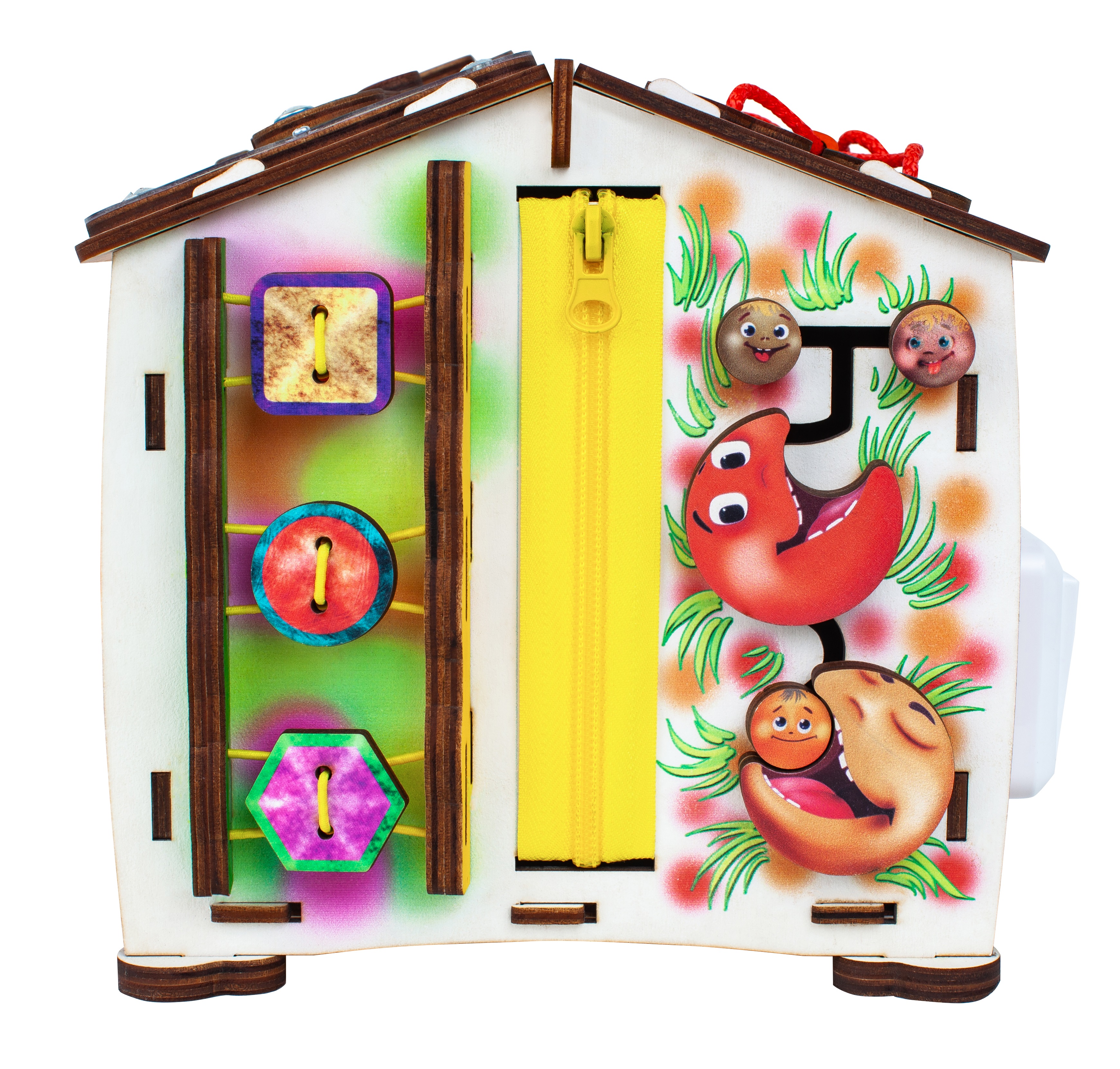 Игрушка Jolly Kids бизиборд Домик - фото 9