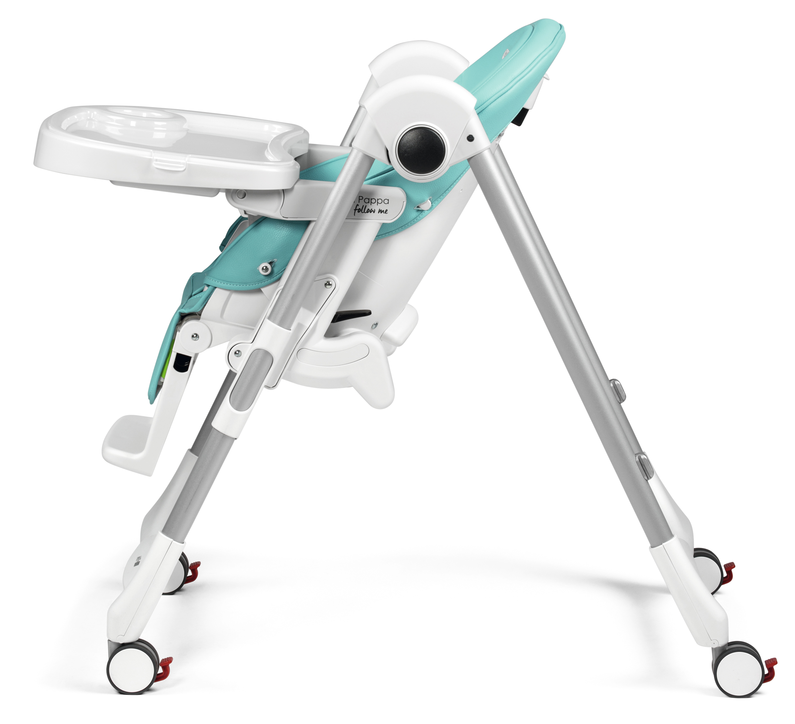 Стульчик для кормления Peg-Perego Prima Pappa Follow Me голубой - фото 12