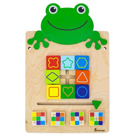 Игрушка Alatoys бизиборд Лягушка в ассортименте