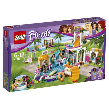Конструктор LEGO Friends Летний бассейн блочный