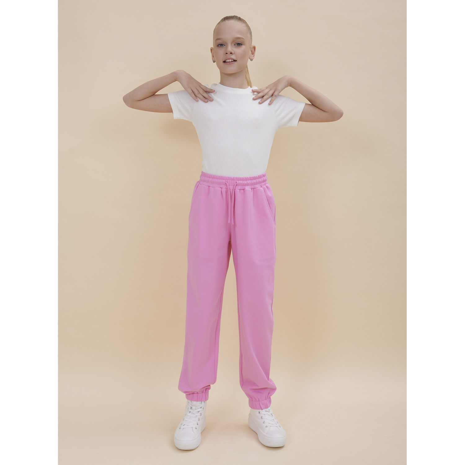 Брюки Pelican GFPQ3319/2U/Светло-розовый - фото 7