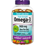 БАД Webber naturals Тройная сила Омега-3 900 мг 1974 мг 200 капсул