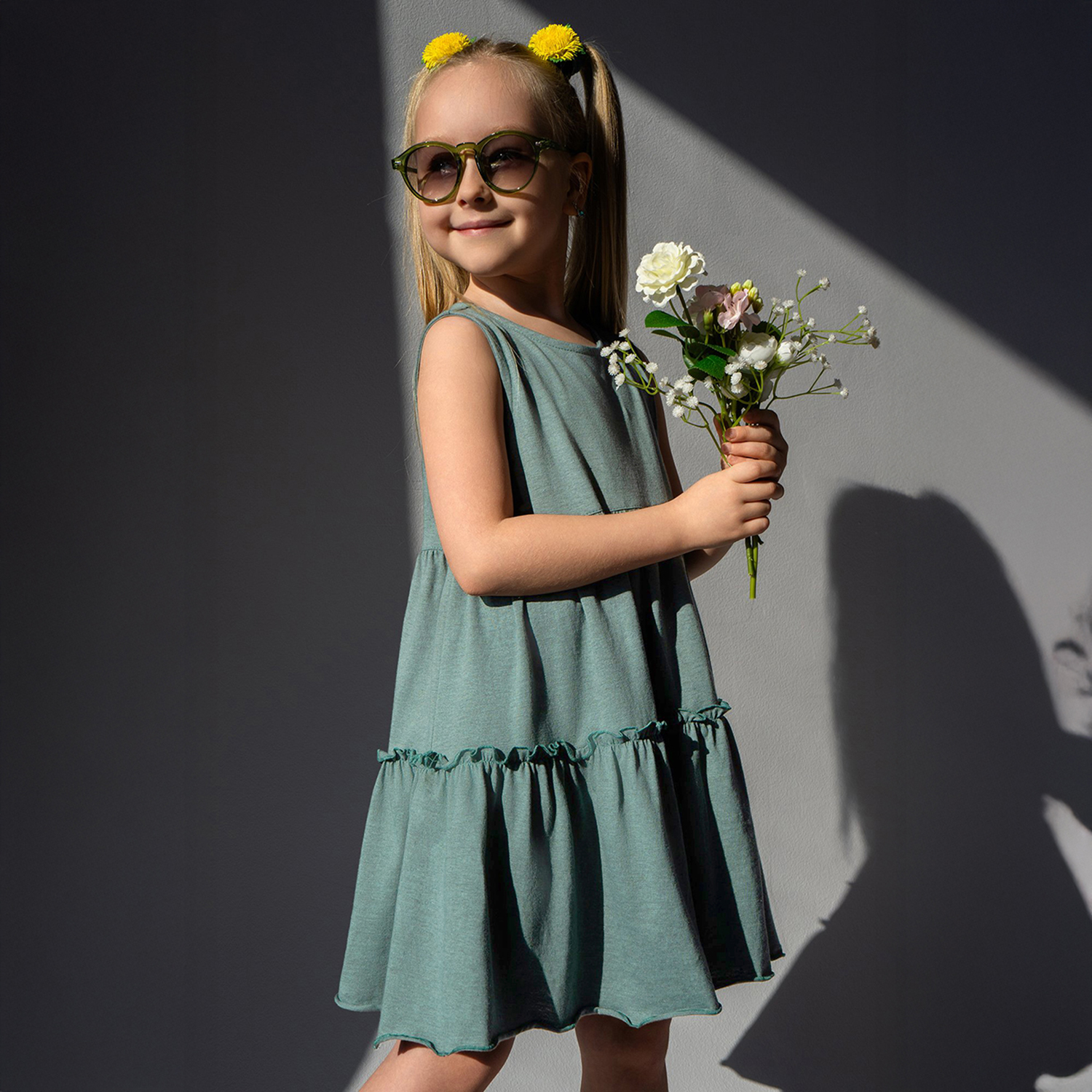 Платье HappyFox HFLUN2119сухая.трава - фото 4