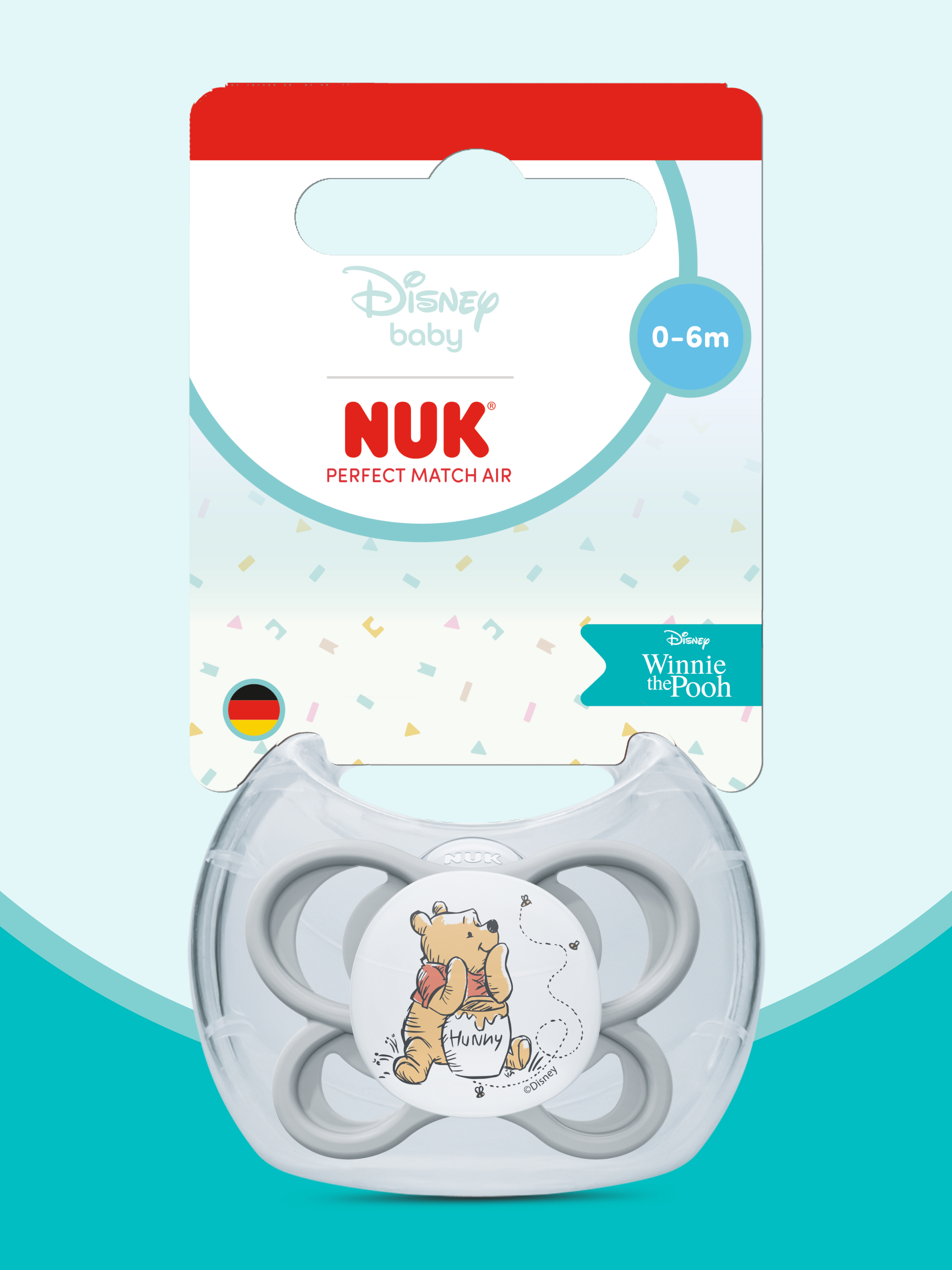 Пустышка Nuk силикон ортодонтическая от 6 мес. 1 шт. - фото 1
