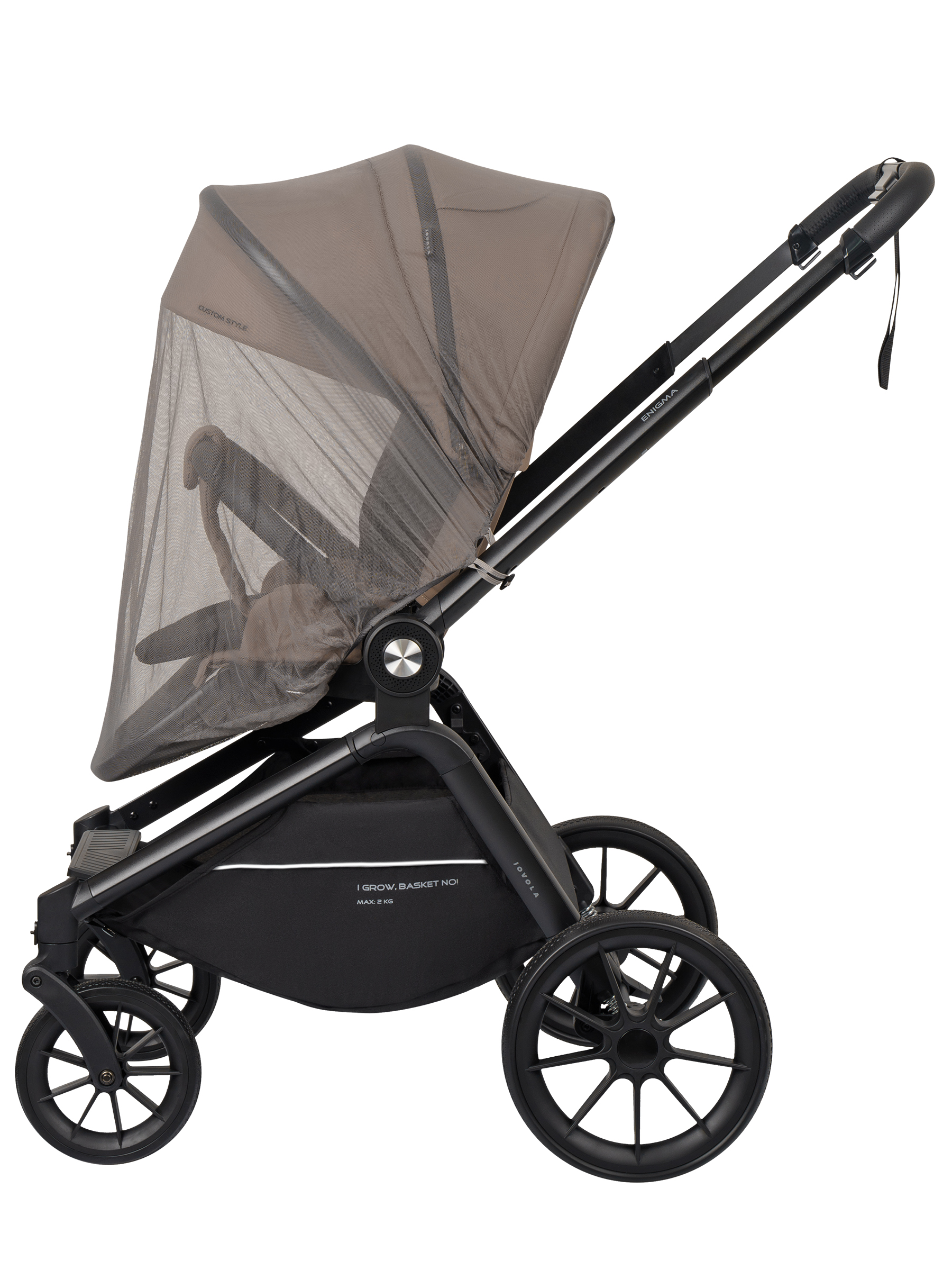 Коляска 3в1 JOVOLA Enigma коричневый - фото 34