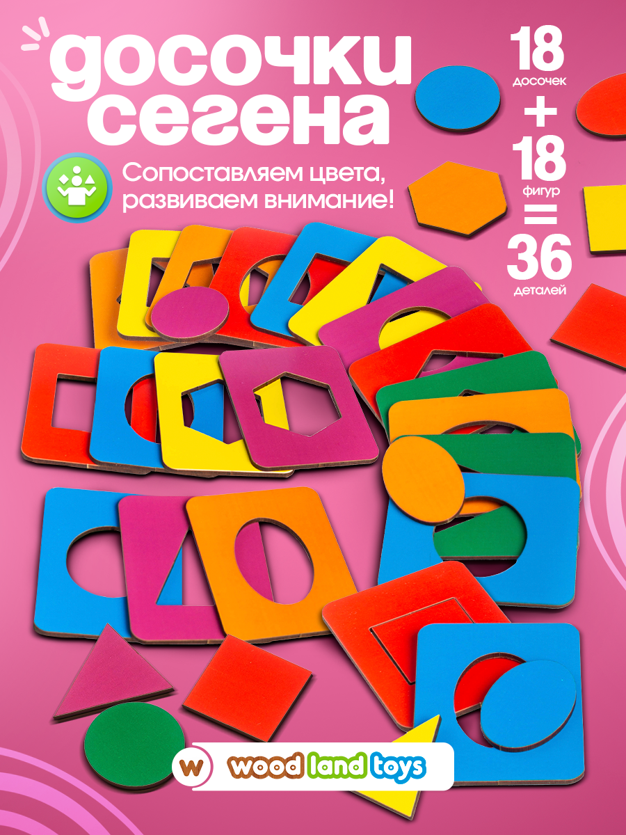 Игрушка WOODLANDTOYS рамка-вкладыш - фото 3