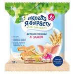 Печенье Когда Я вырасту 5 злаков 35г с 6месяцев