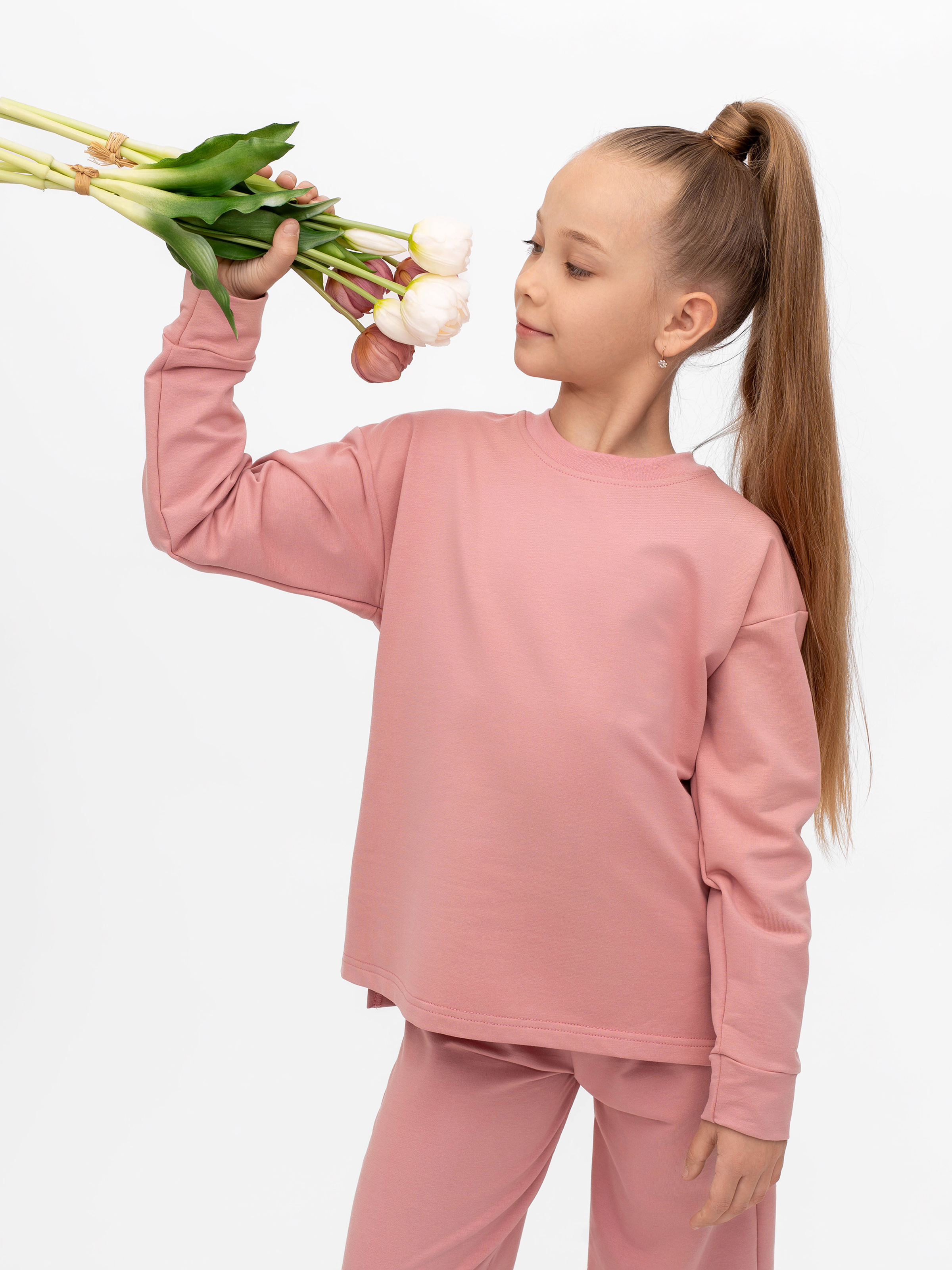 Костюм Утенок 7065 пыльная роза - фото 5