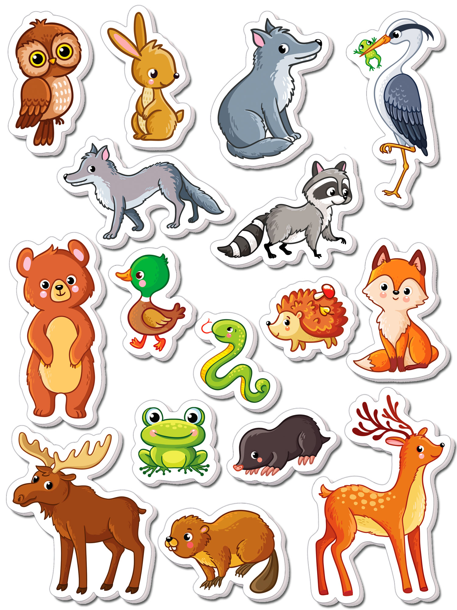 Игры на магнитах Дрофа-Медиа Лесные животные 4232 - фото 9