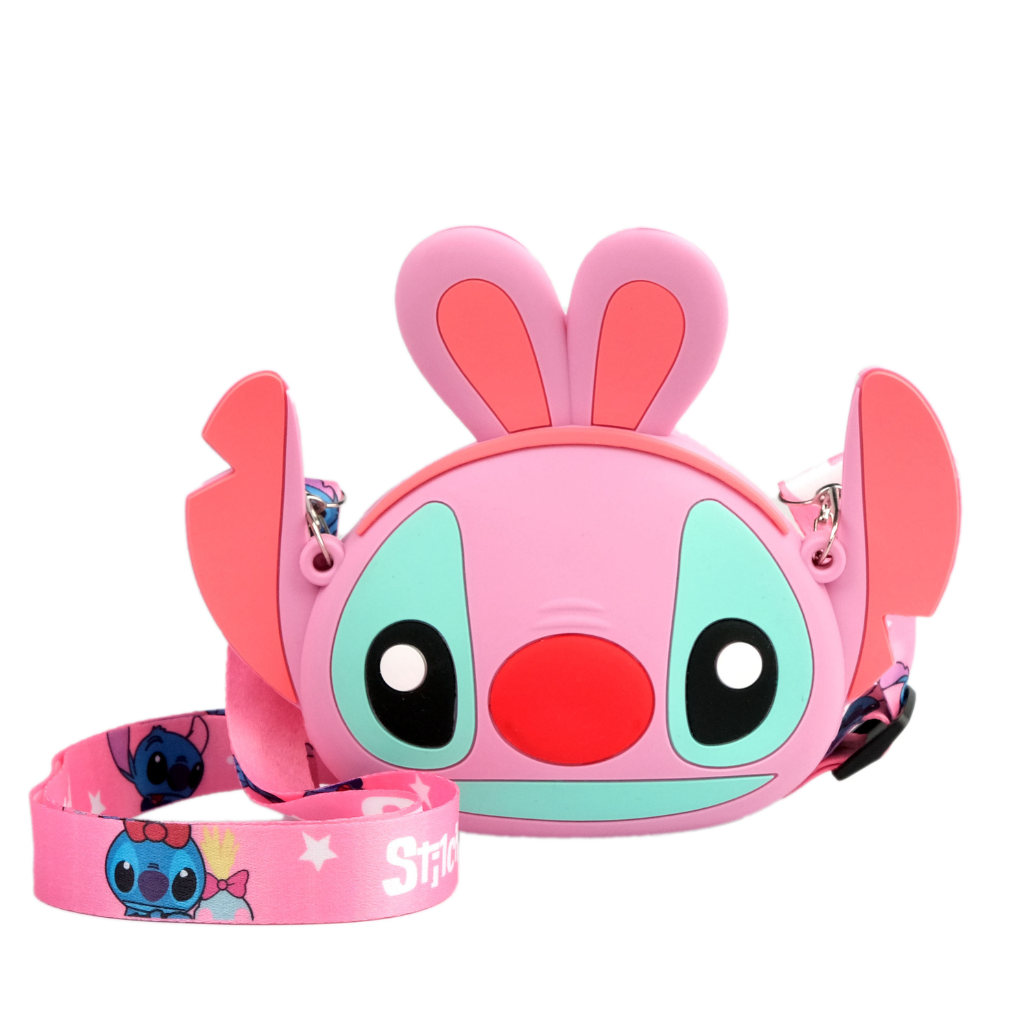 Кошелек Stitch розовый - фото 9