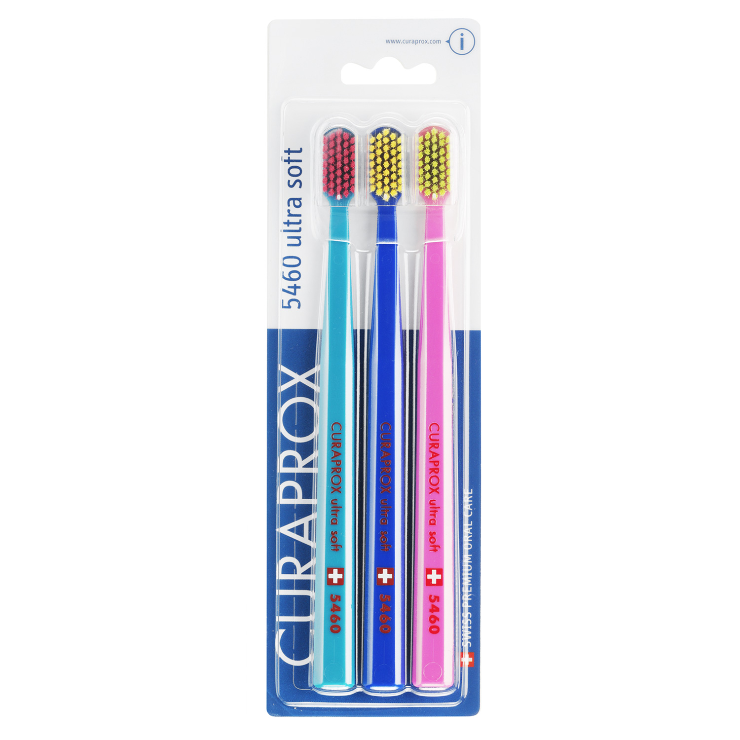 Зубная щетка классическая Curaprox 3 шт. - фото 1