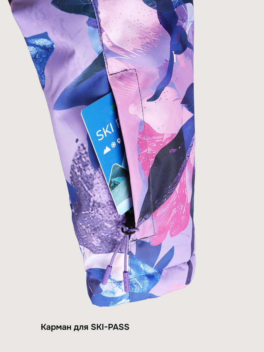 Комбинезон NIKASTYLE 8з1625 фиолет/графит - фото 10