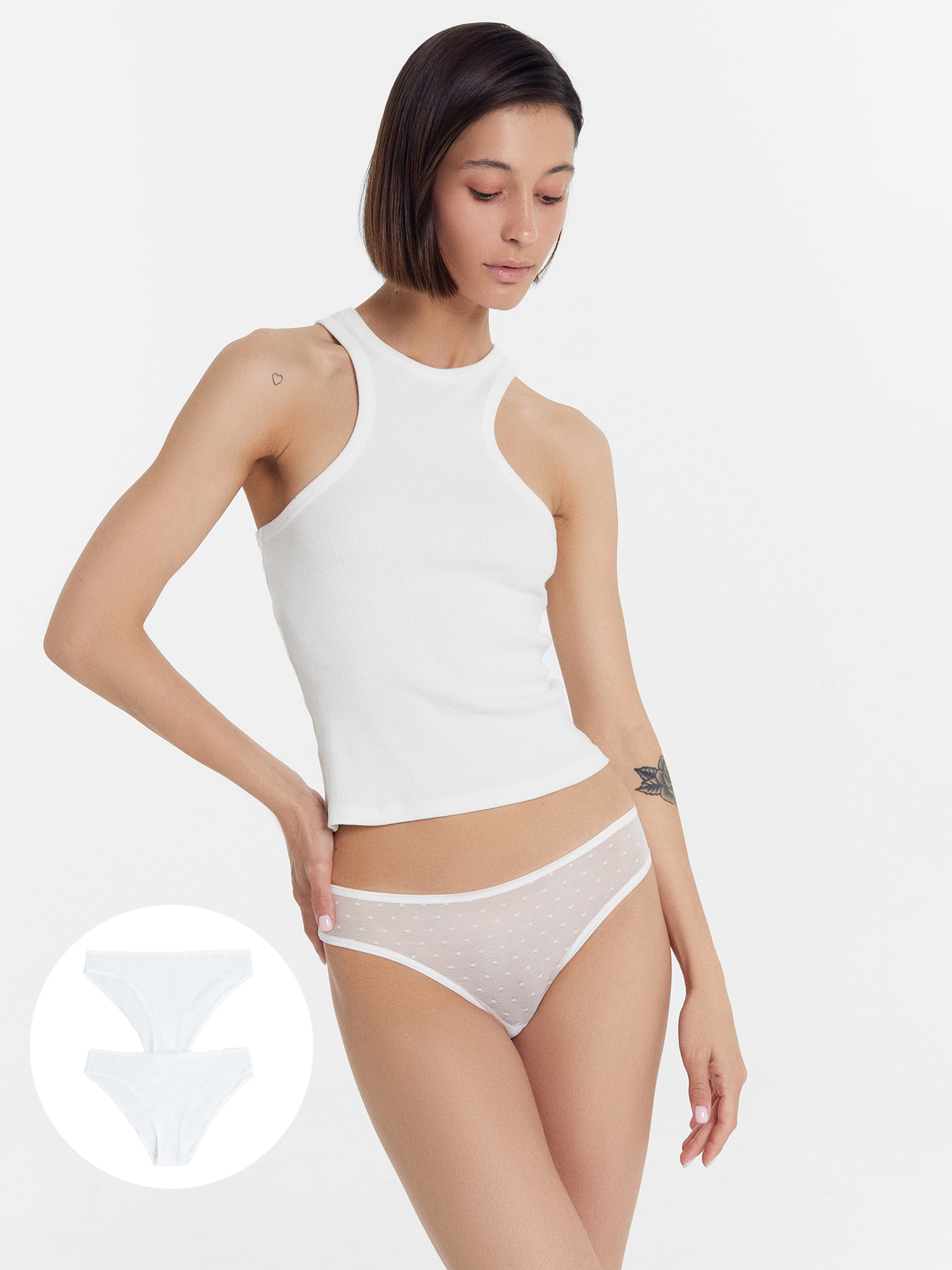 Трусы 2 шт Mark Formelle (Марк Формэль) 412451-2/белый - фото 1