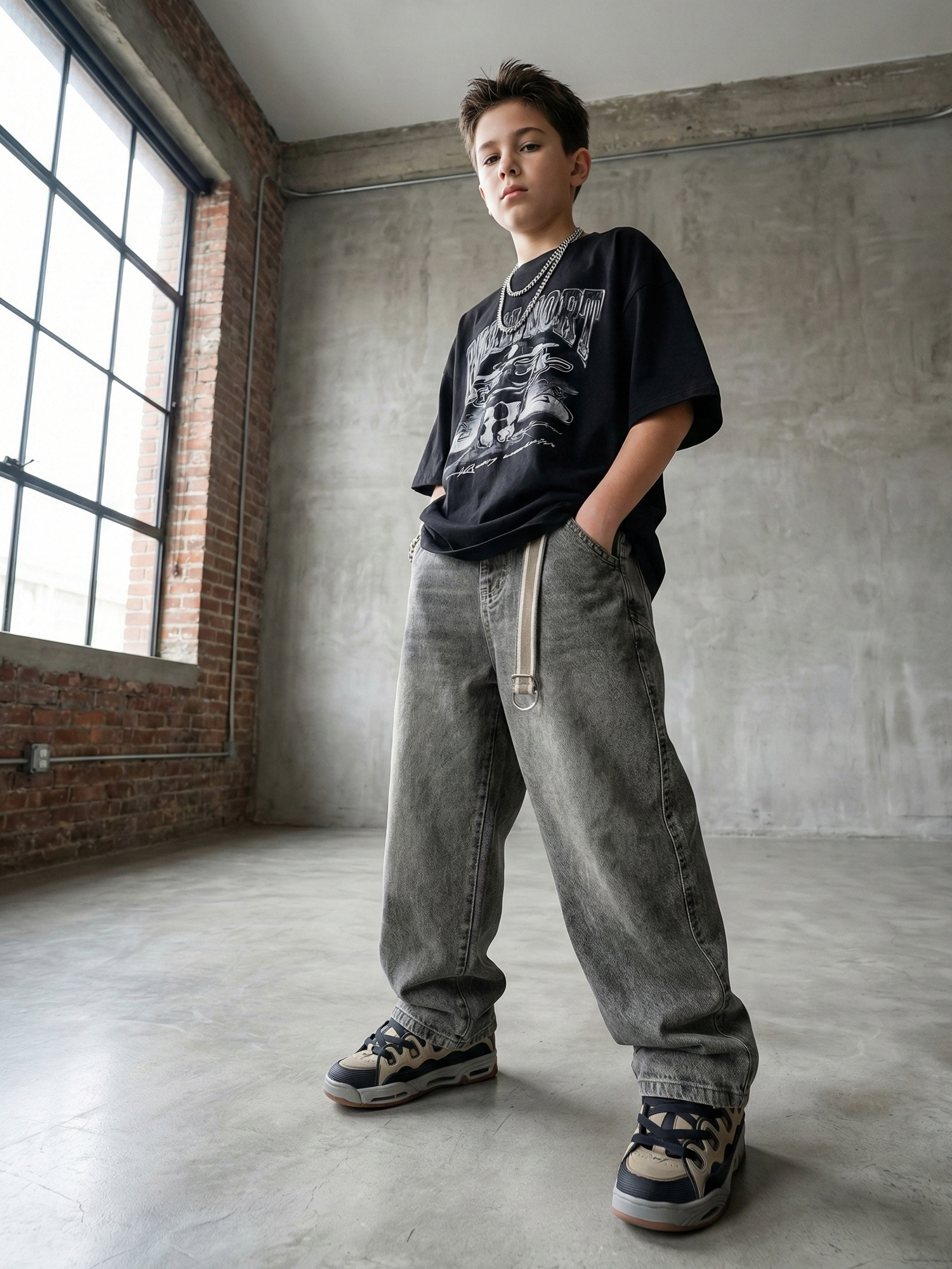 Джинсы-бананы СИНИЙ МИР R139B-IL - фото 15