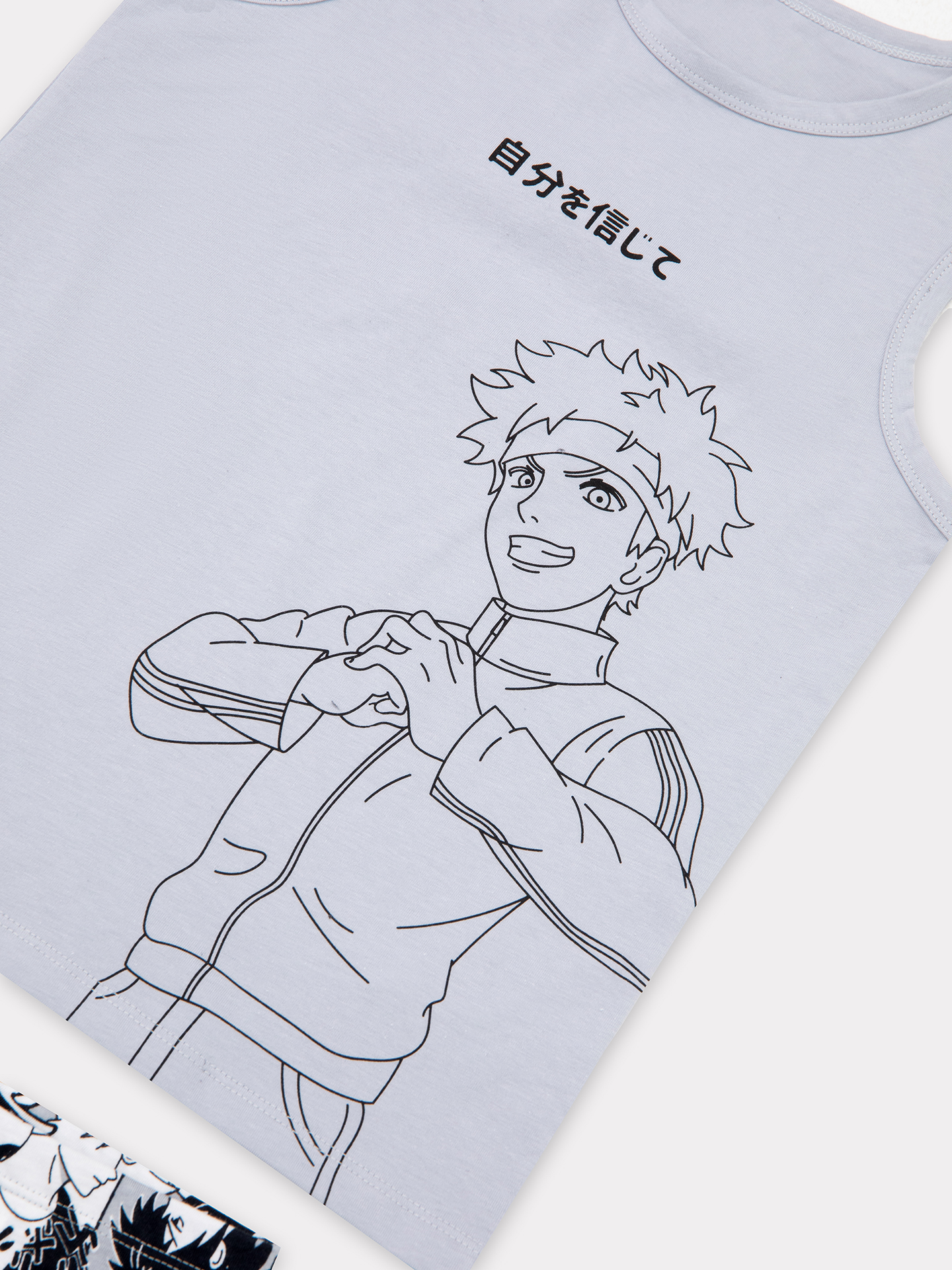 Майка и трусы Mark Formelle (Марк Формэль) 443002/ св.серый +комиксы - фото 4