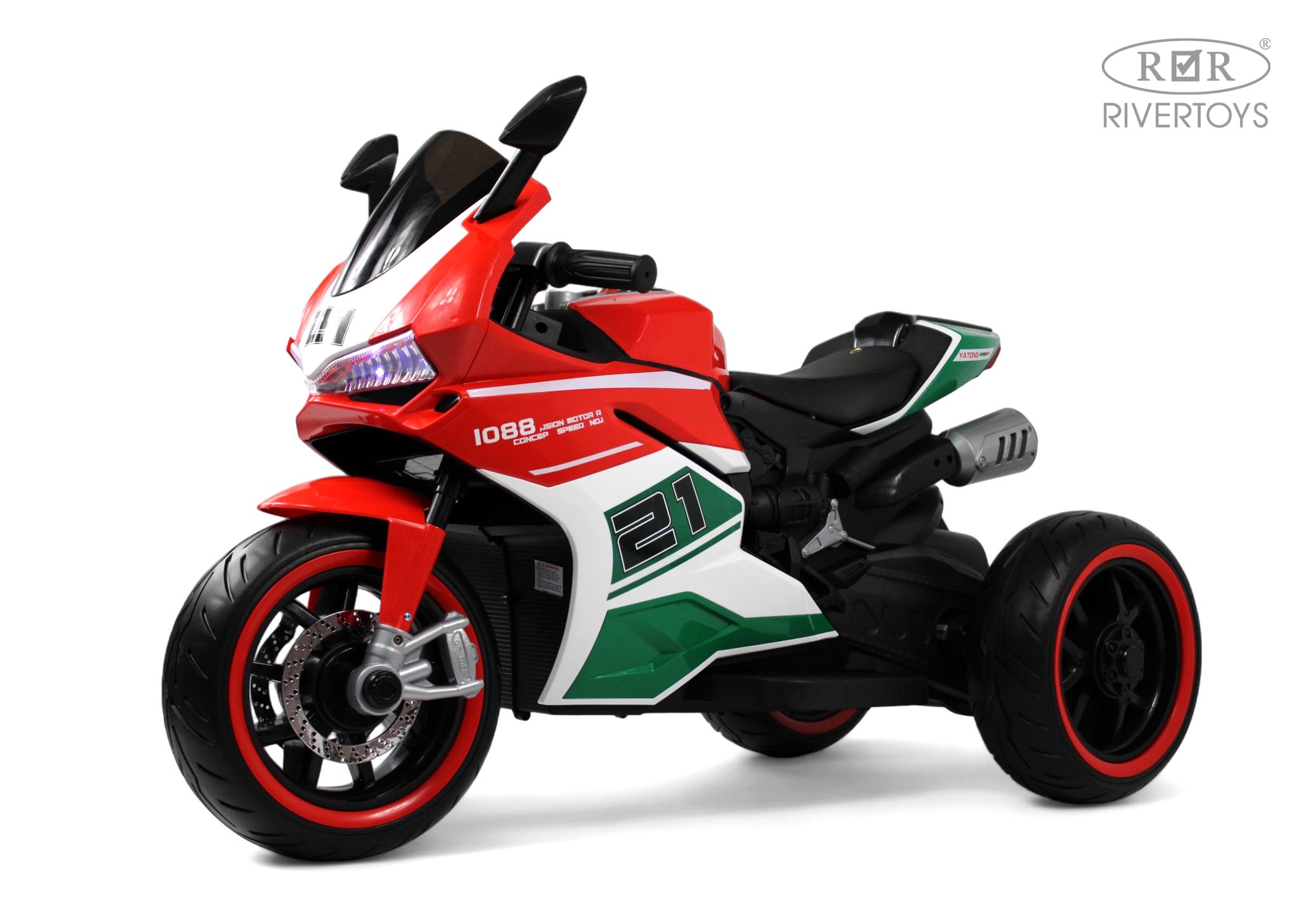 Электромобиль RIVERTOYS C005MC-RED - фото 1