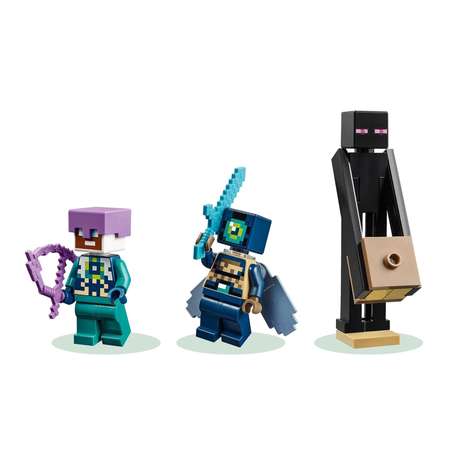 Конструктор LEGO Minecraft Дракон Эндера и Корабль блочный