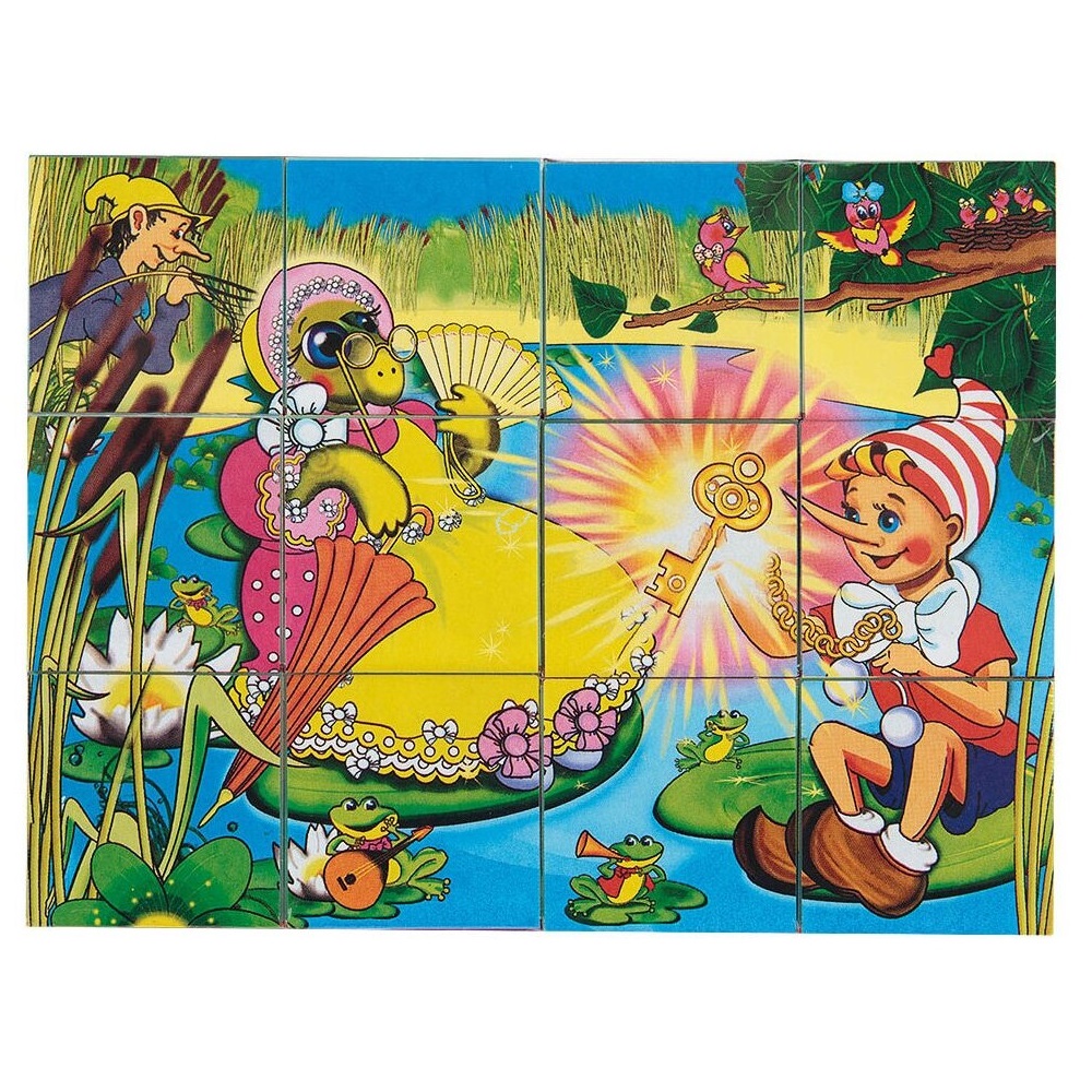 Игрушка Стеллар кубики Буратино - фото 2