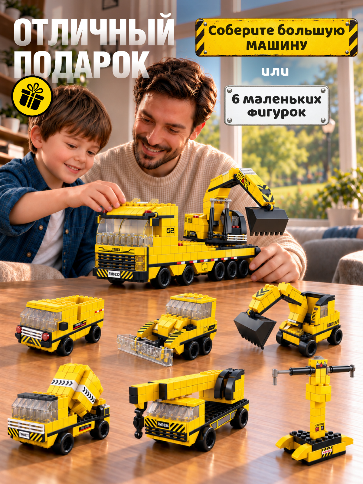 Конструктор Constructa Строительная техника 1000 дет. - фото 4