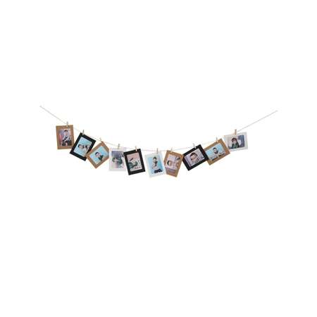 Крафтовые фоторамки iLikeGift Classic black 9.4х11.4см 10шт