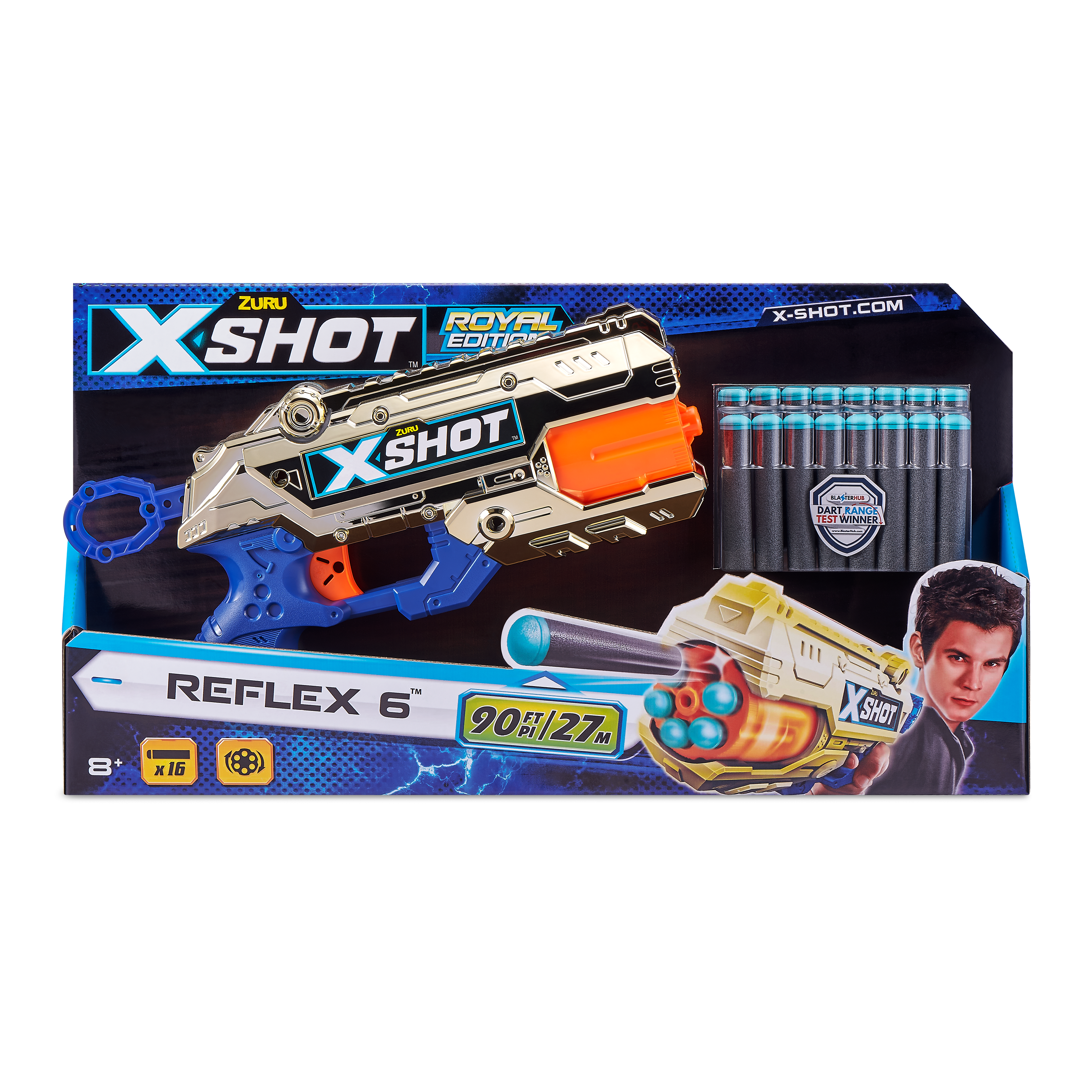 Бластер Zuru XSHOT  Reflex Golden - фото 8