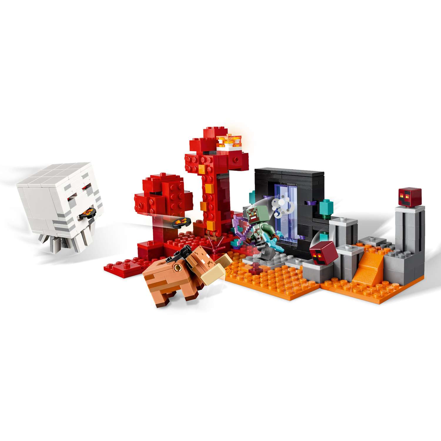 Конструктор LEGO Minecraft Засада на нижнем портале 352 дет. - фото 5