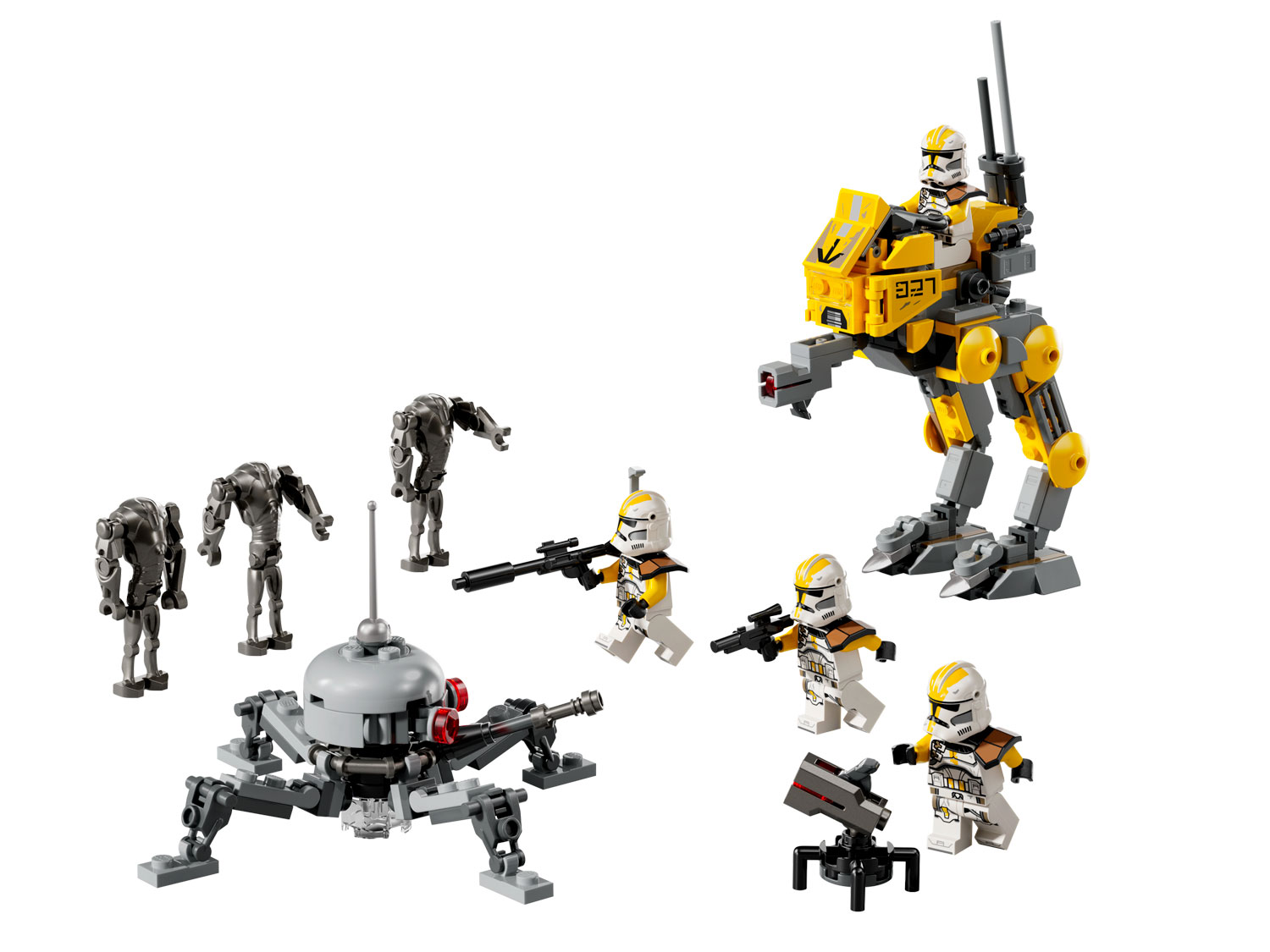 Конструктор LEGO Star Wars Боевой набор клонов 258 дет. - фото 4