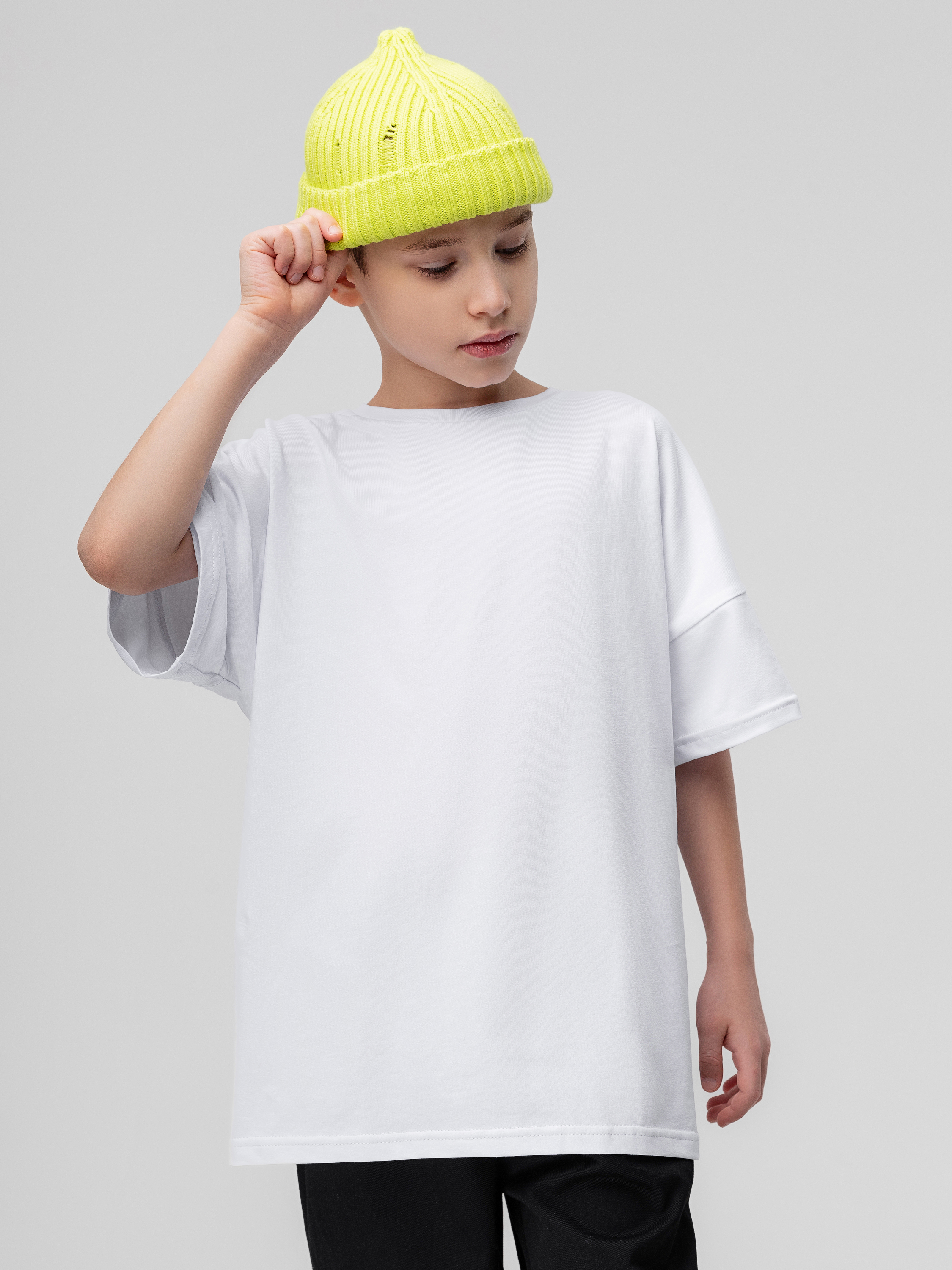 Футболка Bodo 4-435MU_белый (салатовый) - фото 3