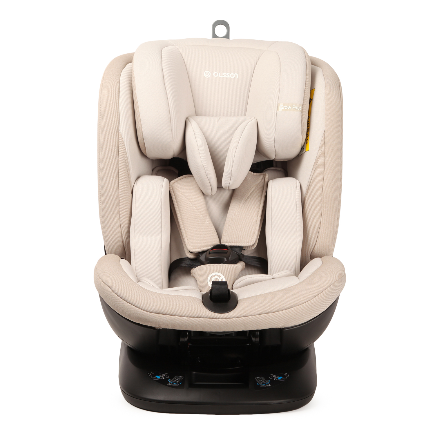 Автокресло Olsson Grow Fast Beige Isofix 0+/1/2/3 (0-36 кг) - фото 8