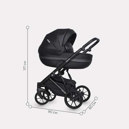 Коляска 2в1 Riko Basic Delta Black