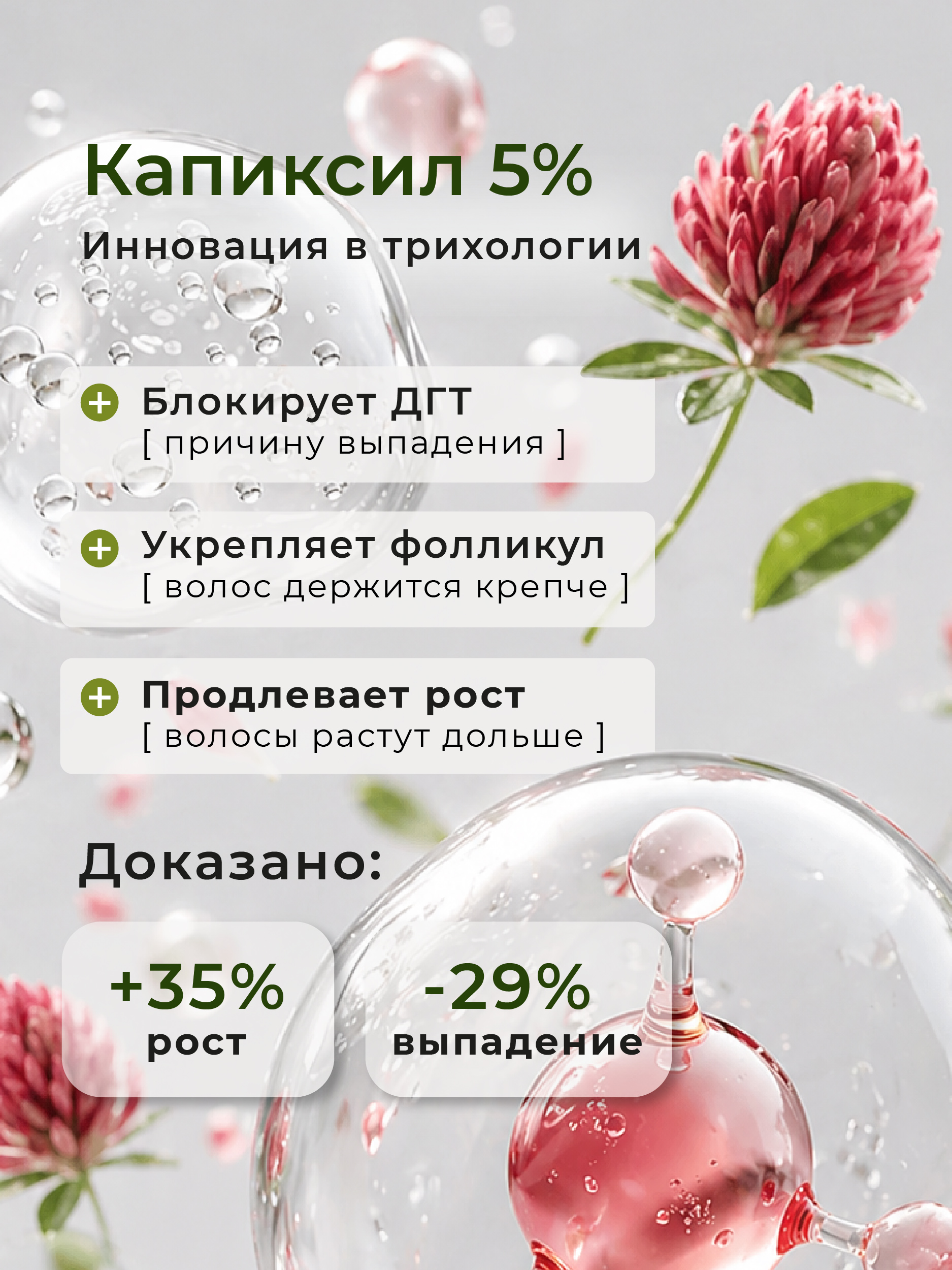 Сыворотка KLEONA активатор роста(Capixyl)* 5% 100 мл - фото 4