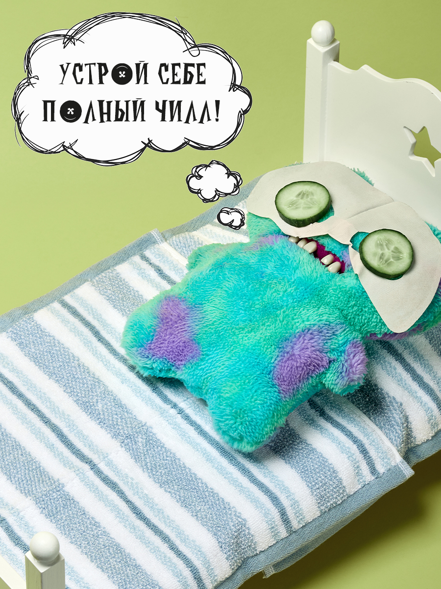 Мягкая игрушка FUGGLER Зубастик Половинки 24 см - фото 5